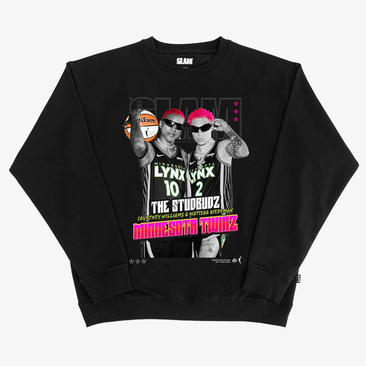 SLAM Cover Crewneck - The Studbudz (SLAM 258) (Black and White Edition) sold by SLAM Goods