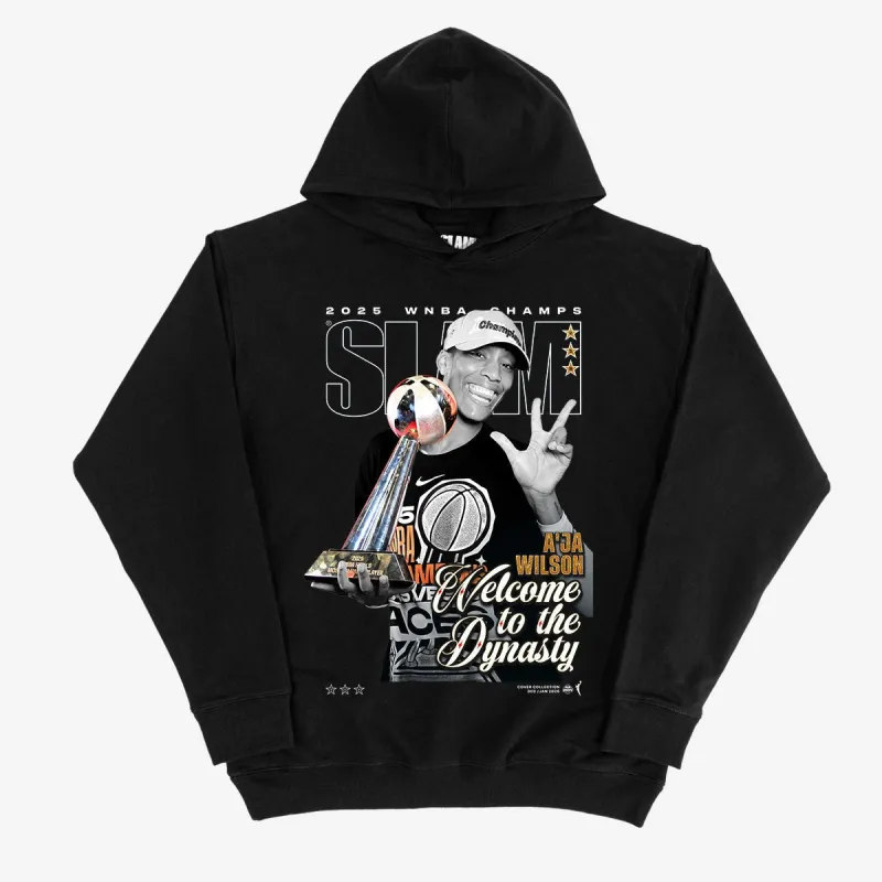 SLAM Cover Hoodie - A'ja Wilson (SLAM 259) (Black and White Edition) sold by SLAM Goods