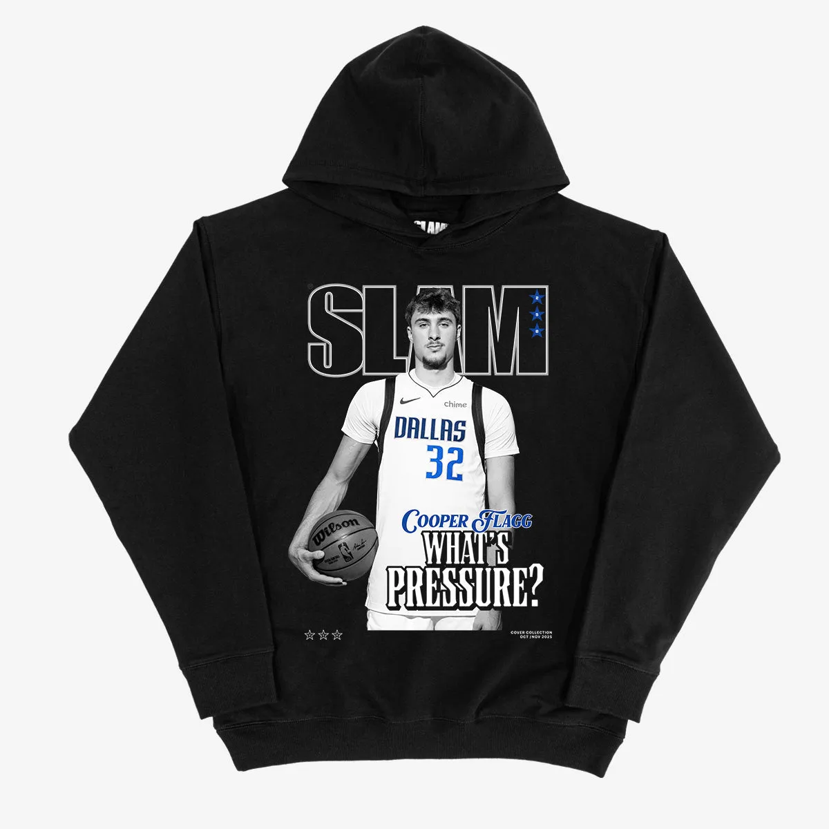 SLAM Cover Hoodie - Cooper Flagg (SLAM 258) (Black and White Edition) sold by SLAM Goods