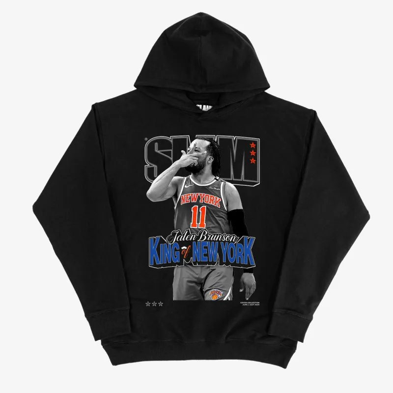 SLAM Cover Hoodie - Jalen Brunson (SLAM 256) (Black and White Edition) sold by SLAM Goods