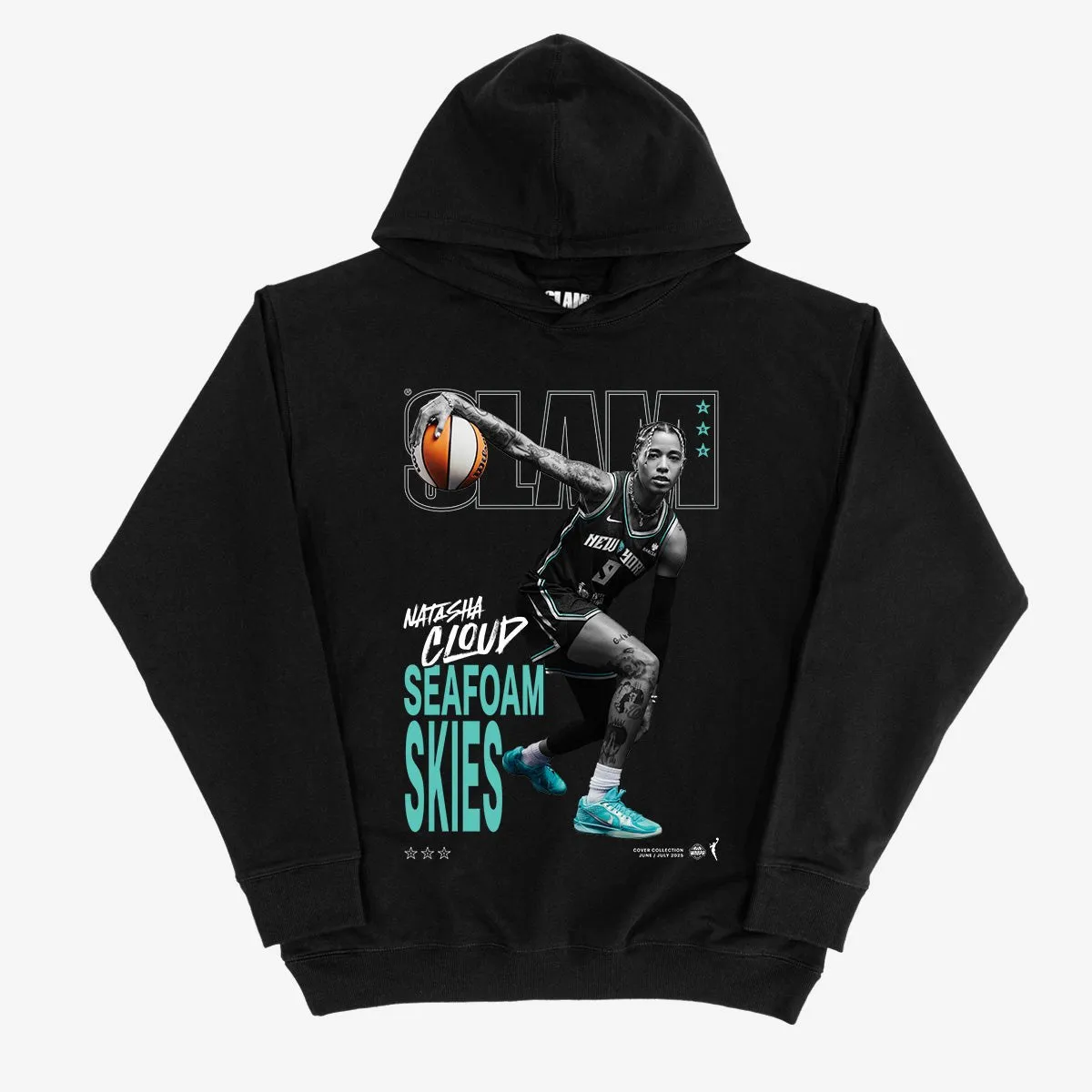 SLAM Cover Hoodie - Natasha Cloud (SLAM 256) (Black and White Edition) sold by SLAM Goods