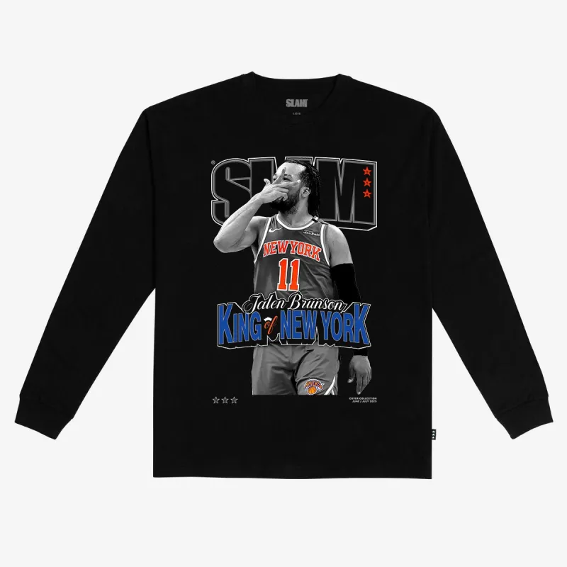 SLAM Cover L/S Tee - Jalen Brunson (SLAM 256) (Black and White Edition) sold by SLAM Goods