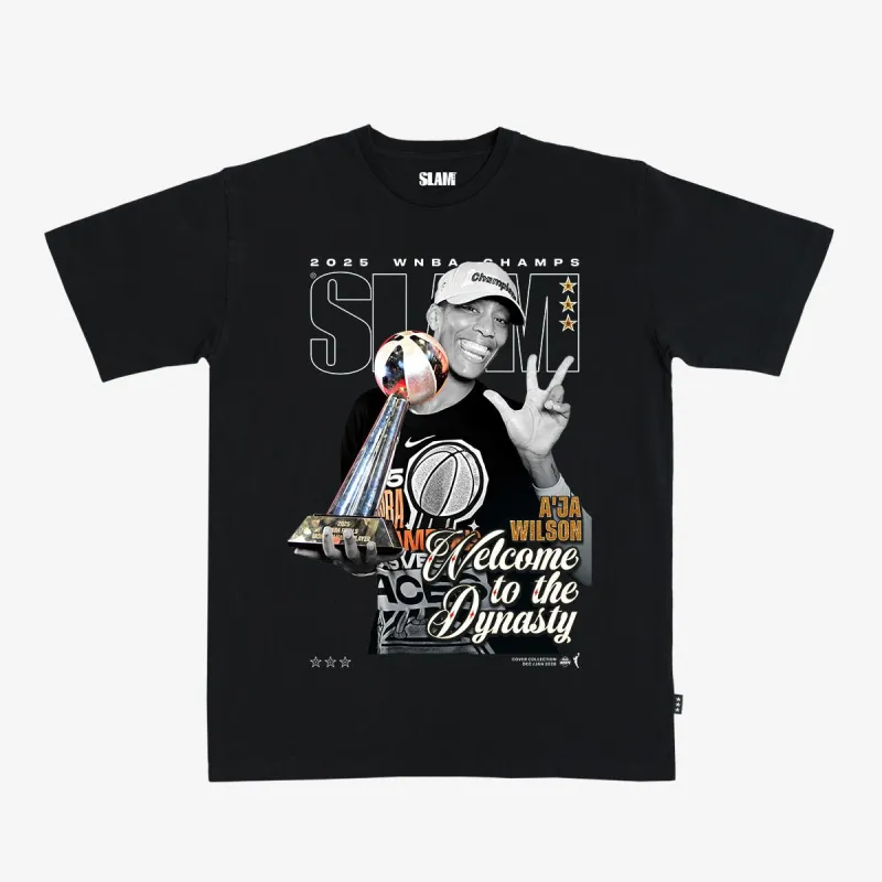SLAM Cover Tee - A'ja Wilson (SLAM 259) (Black and White Edition) sold by SLAM Goods