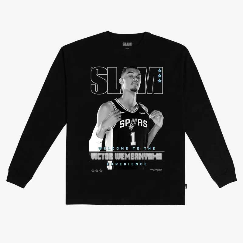 SLAM Cover L/S Tee - Victor Wembanyama (SLAM 247) (Black and White Edition) sold by SLAM Goods