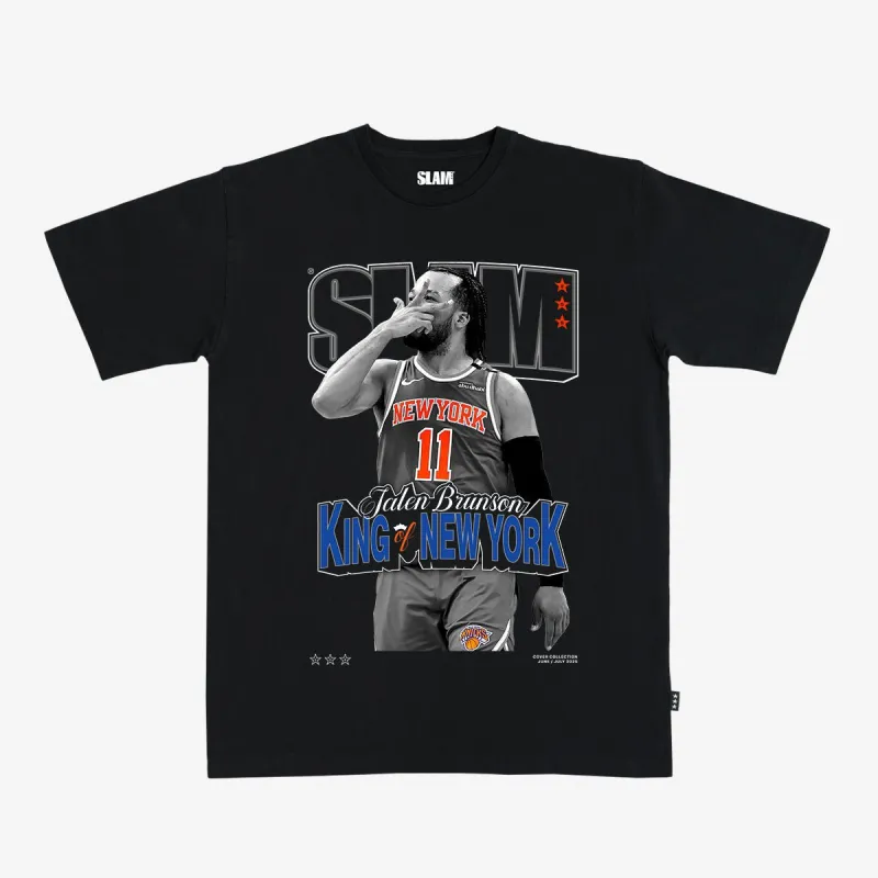 SLAM Cover Tee - Jalen Brunson (SLAM 256) (Black and White Edition) sold by SLAM Goods