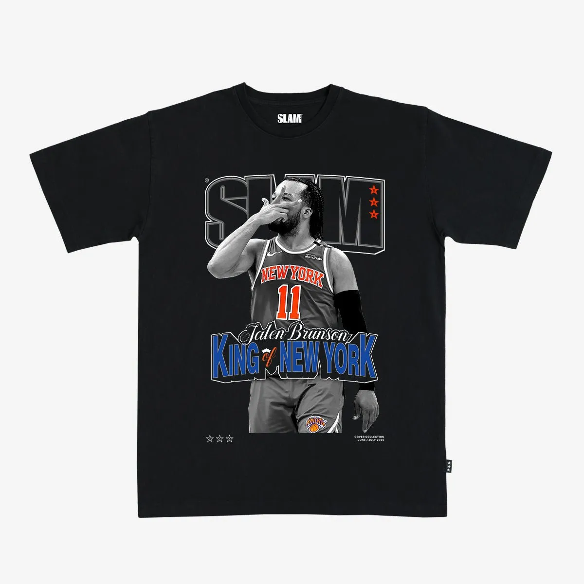 SLAM Cover Tee - Jalen Brunson (SLAM 256) (Black and White Edition) sold by SLAM Goods