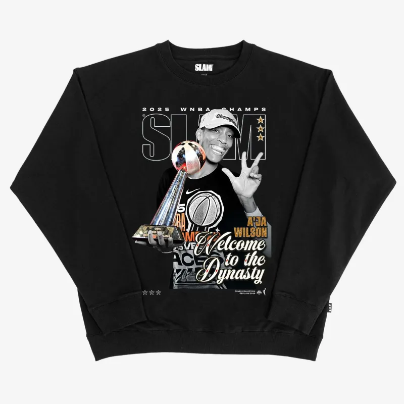 SLAM Cover Crewneck - A'ja Wilson (SLAM 259) (Black and White Edition) sold by SLAM Goods