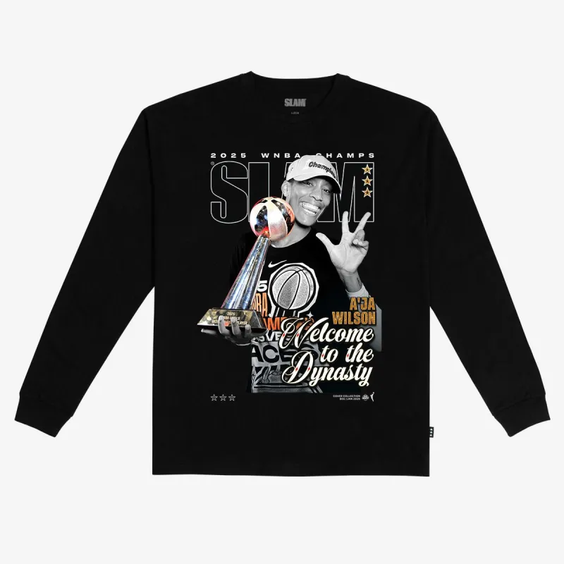 SLAM Cover L/S Tee - A'ja Wilson (SLAM 259) (Black and White Edition) sold by SLAM Goods