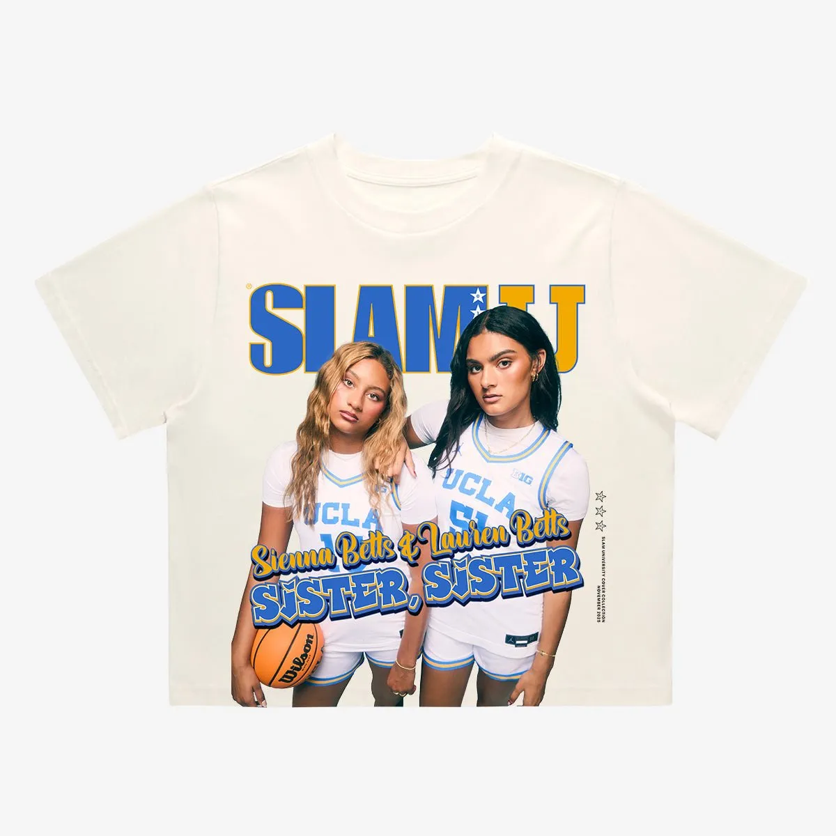 SLAM Crop Cover Tee - Sienna + Lauren Betts (SLAMU 12) sold by SLAM Goods product image thumbnail 2