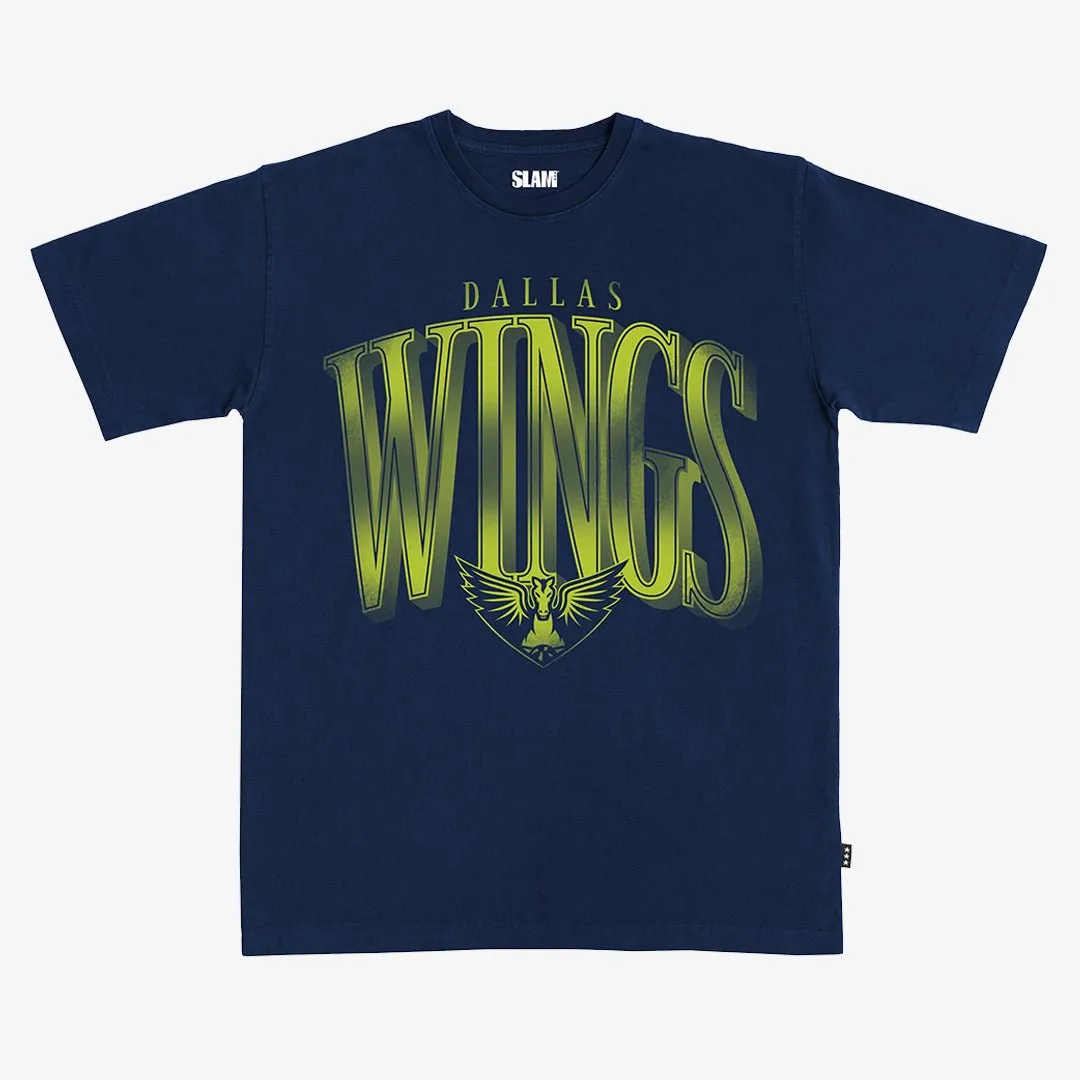 Dallas Wings Gradient Heavy Tee sold by SLAM Goods