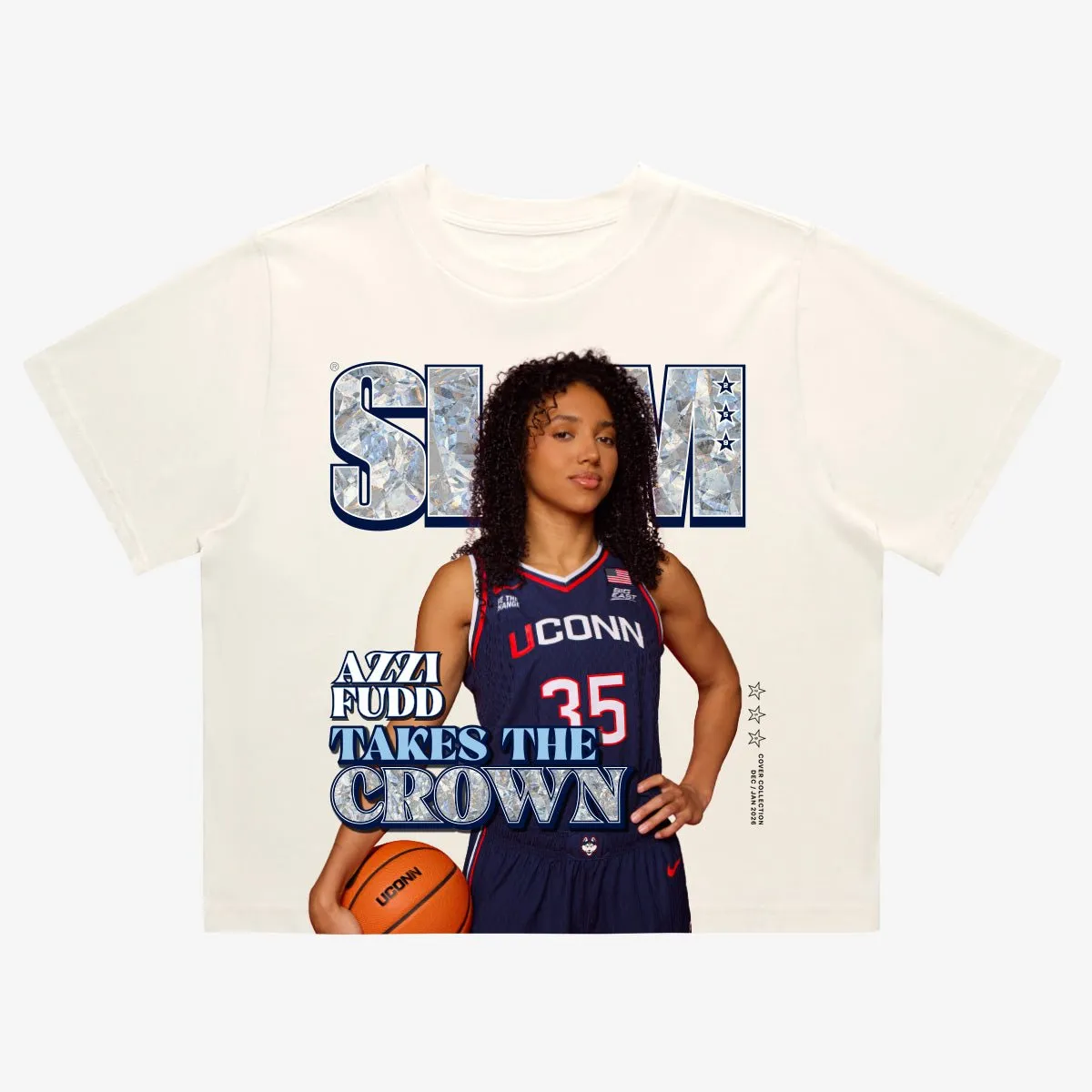 SLAM Women's Crop Cover Tee - Azzi Fudd (SLAM 259) sold by SLAM Goods product image thumbnail 2