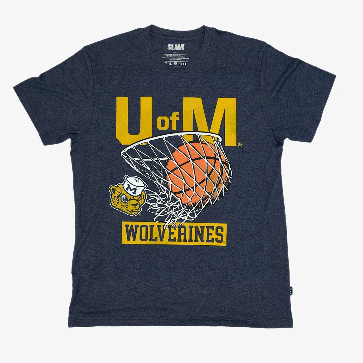Michigan Hoops Heritage Tee sold by SLAM Goods