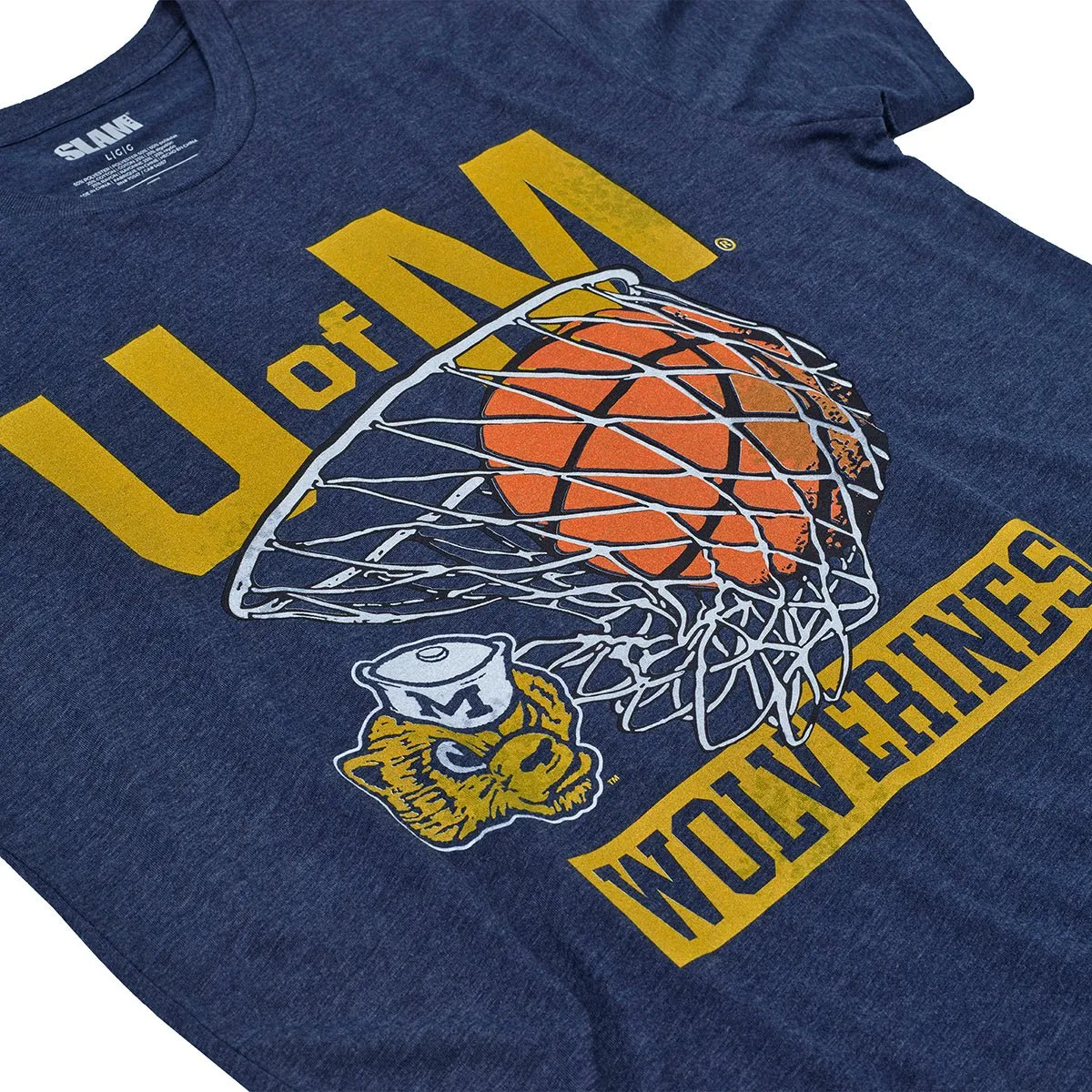 Michigan Hoops Heritage Tee sold by SLAM Goods product image thumbnail 2