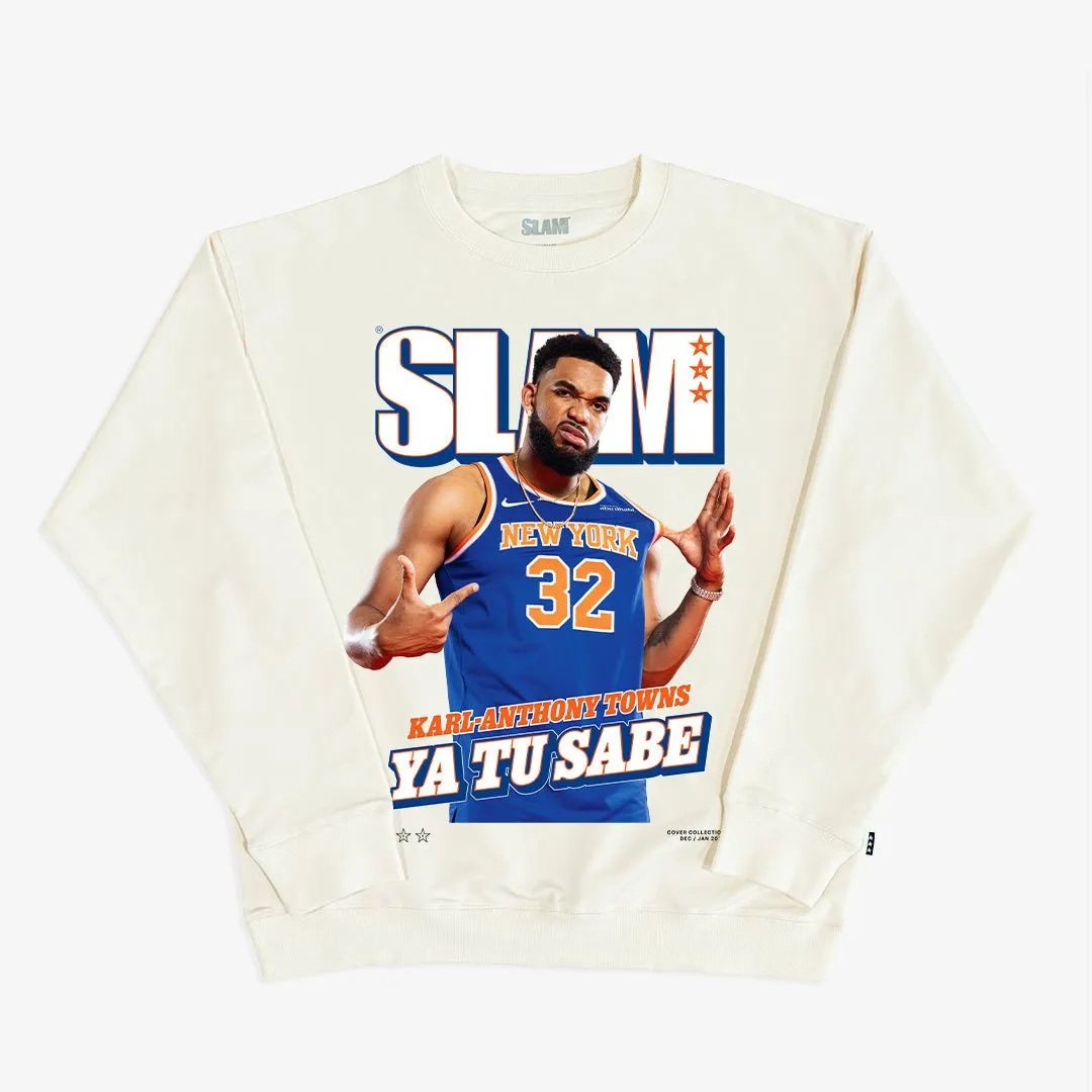 SLAM Cover Crewneck - Karl-Anthony Towns (SLAM 254) sold by SLAM Goods