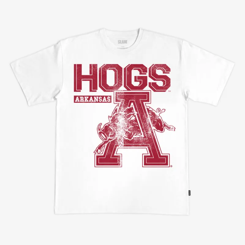 Arkansas Monochromatic Heavy Tee sold by SLAM Goods
