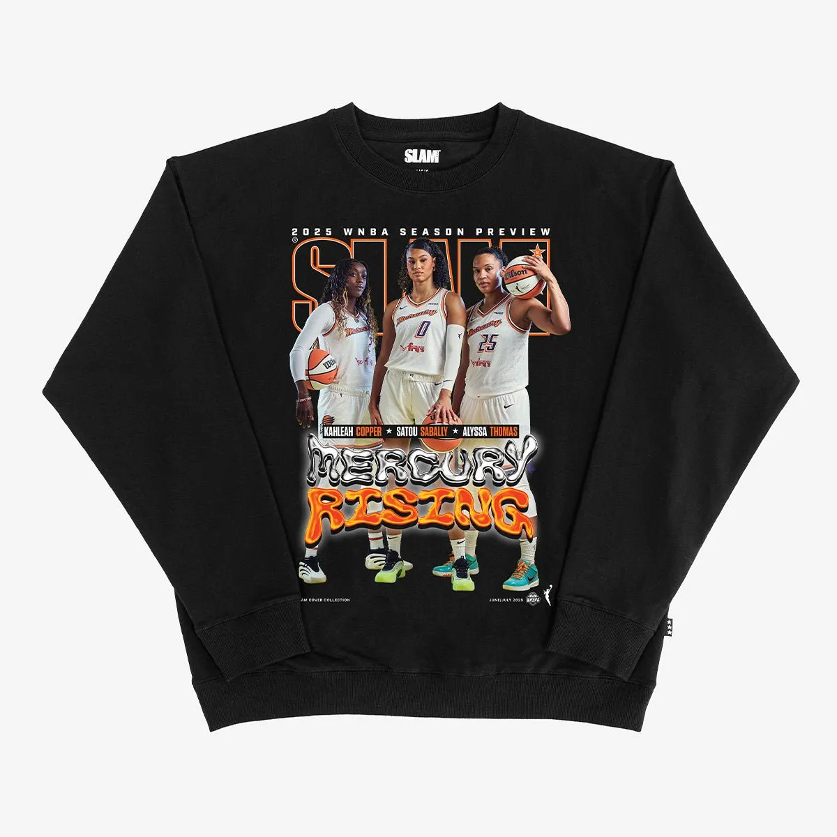 SLAM Cover Crewneck - Phoenix Mercury (SLAM 256) sold by SLAM Goods product image thumbnail 2