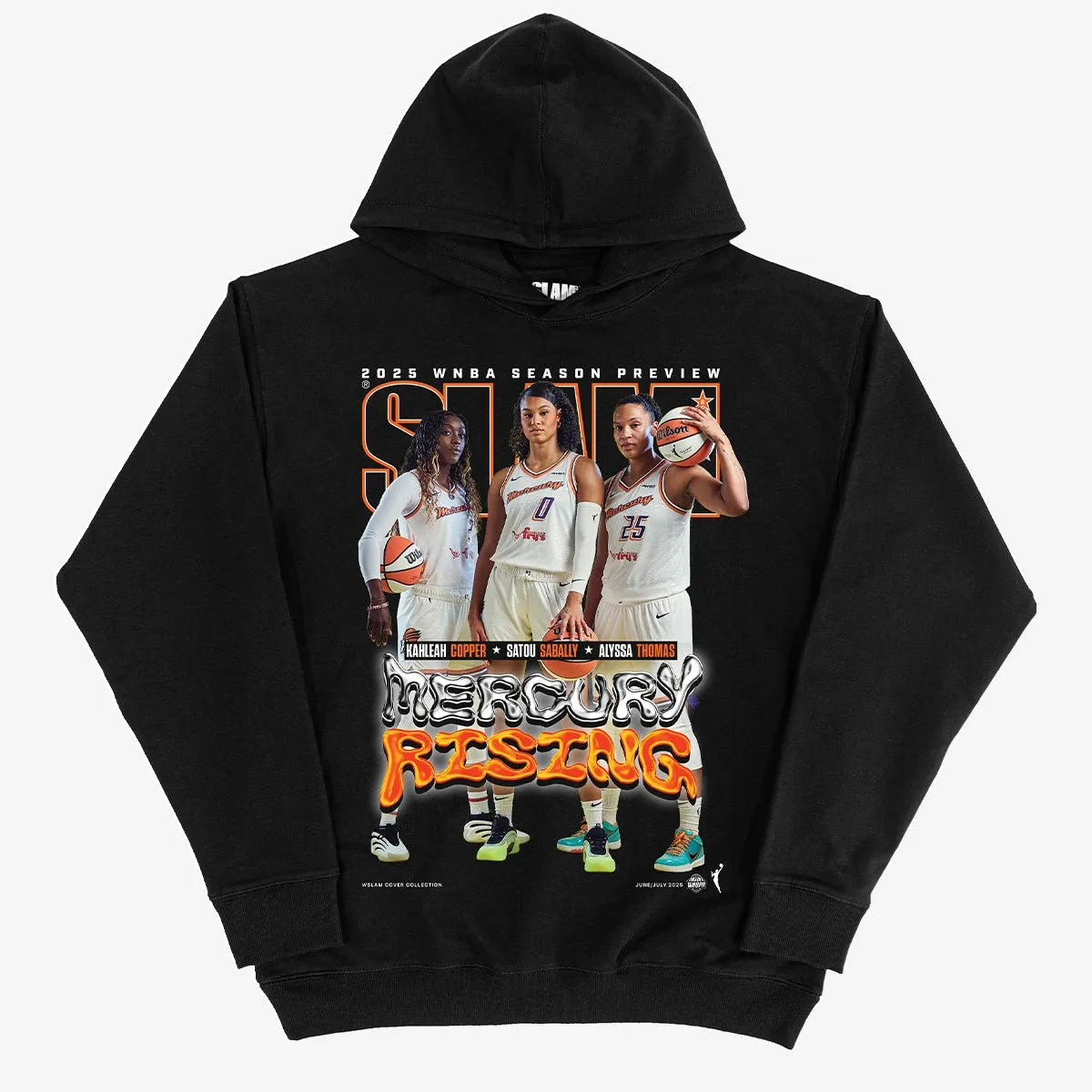 SLAM Cover Hoodie - Phoenix Mercury (SLAM 256) sold by SLAM Goods product image thumbnail 2