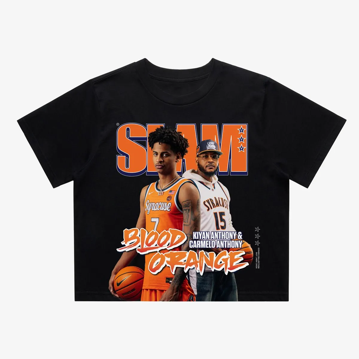 SLAM Women's Crop Cover Tee - Kiyan + Carmelo Anthony (SLAM 258) sold by SLAM Goods product image thumbnail 2