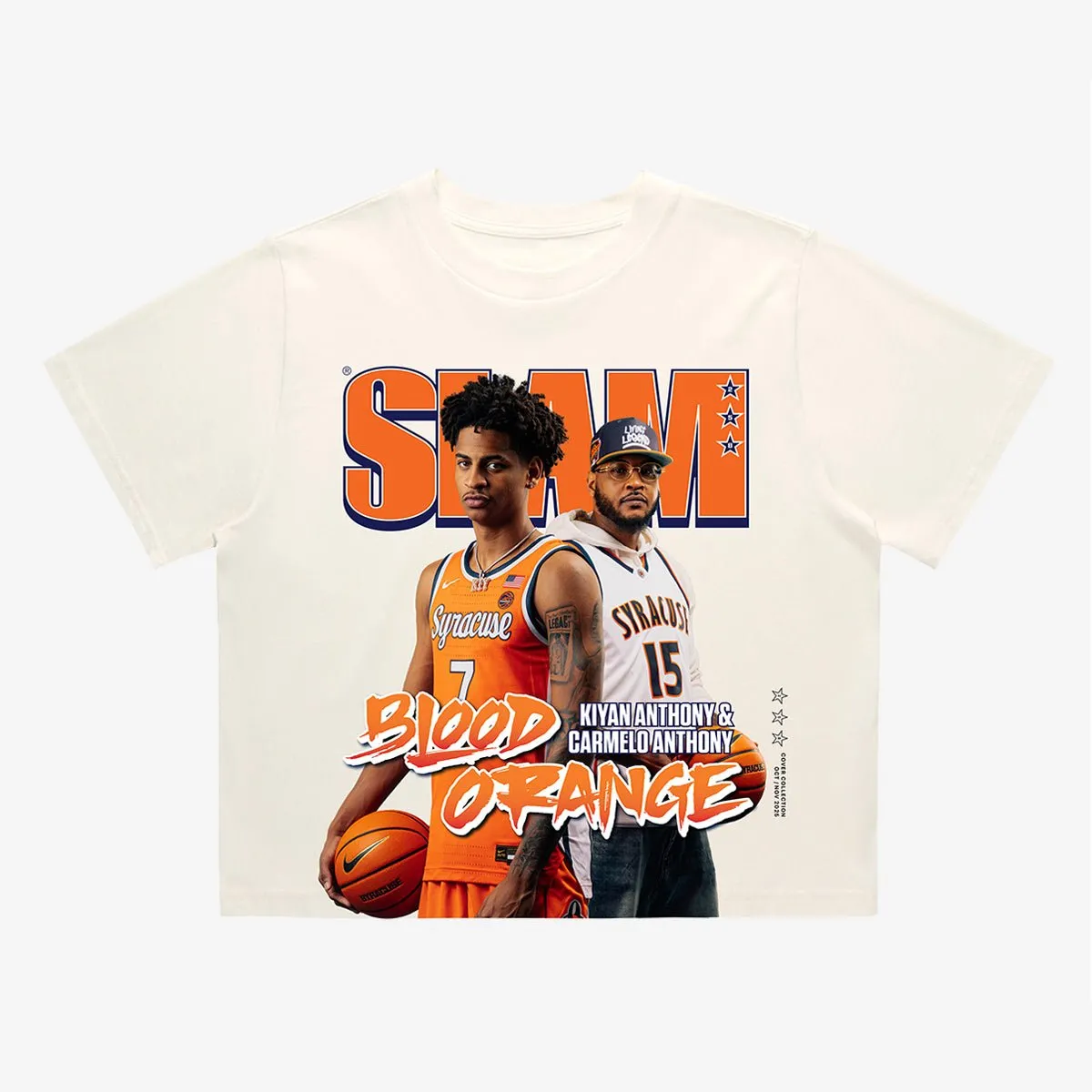 SLAM Women's Crop Cover Tee - Kiyan + Carmelo Anthony (SLAM 258) sold by SLAM Goods