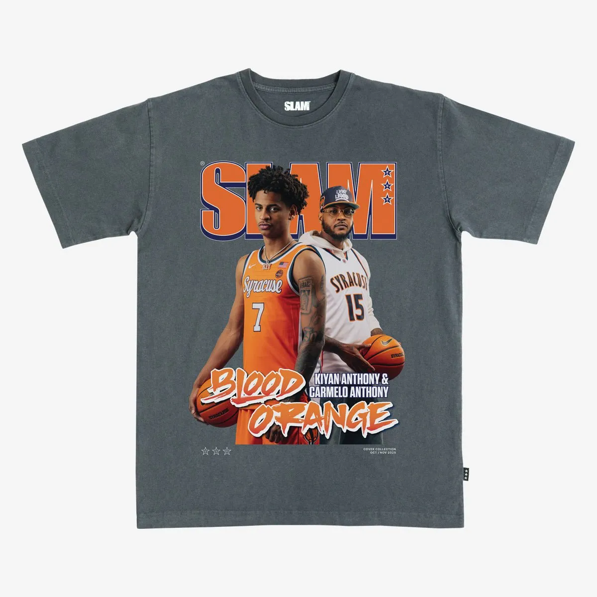 SLAM Cover Tee - Kiyan + Carmelo Anthony (SLAM 258) sold by SLAM Goods product image thumbnail 2