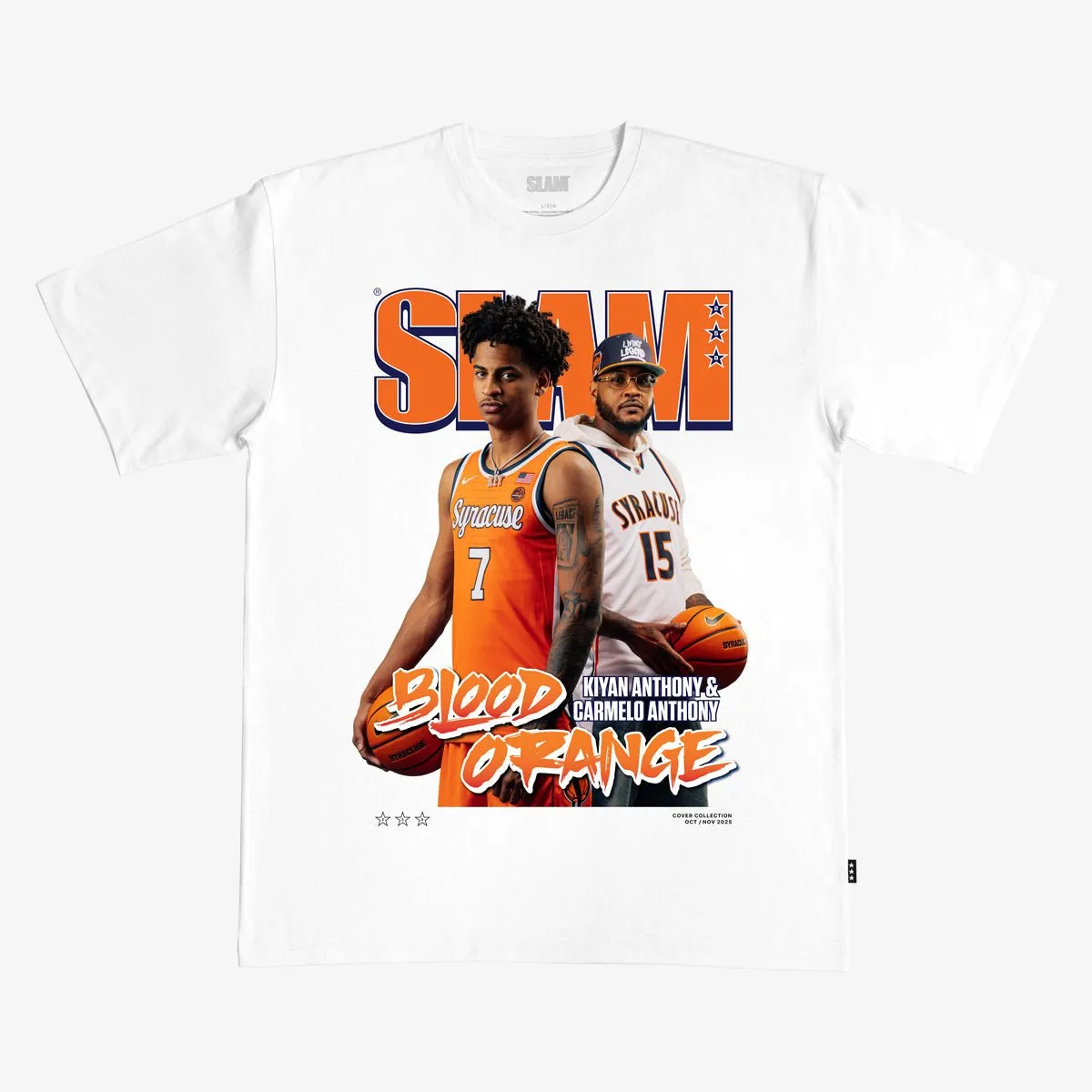 SLAM Cover Tee - Kiyan + Carmelo Anthony (SLAM 258) sold by SLAM Goods product image thumbnail 3