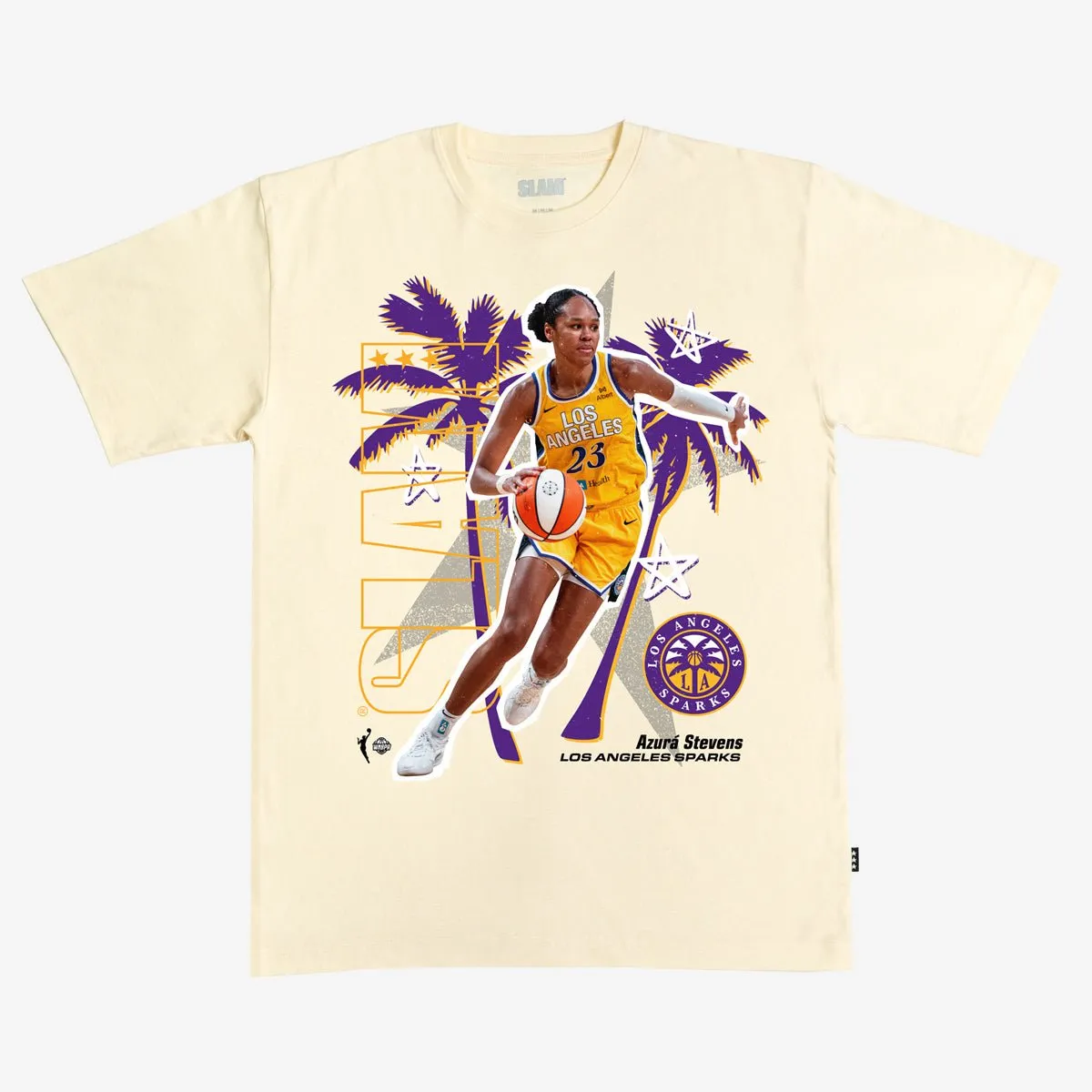 SLAM x Los Angeles Sparks - Azurá Stevens Heavy Tee sold by SLAM Goods