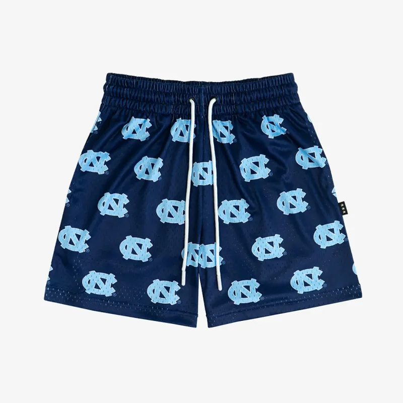 North Carolina All Over Logo Shorts sold by SLAM Goods
