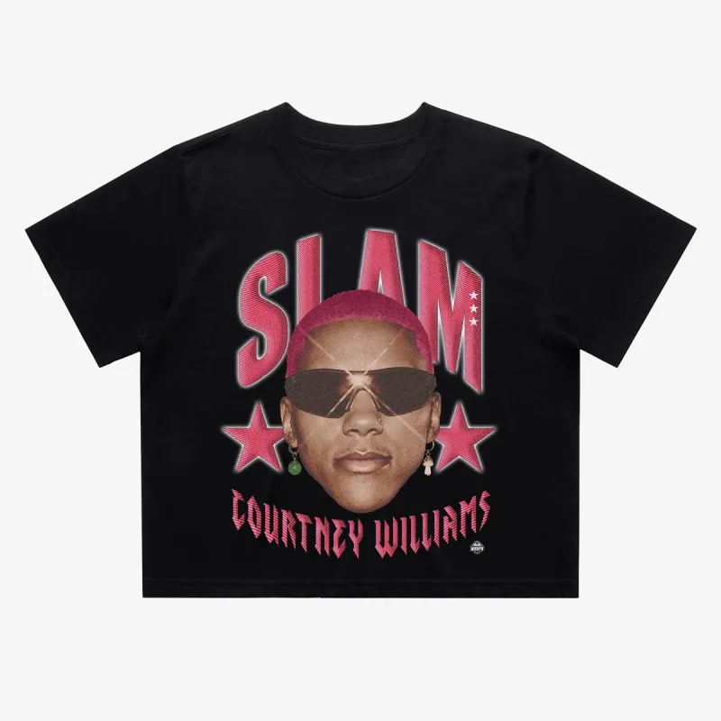 SLAM Courtney Williams Crop Tee sold by SLAM Goods