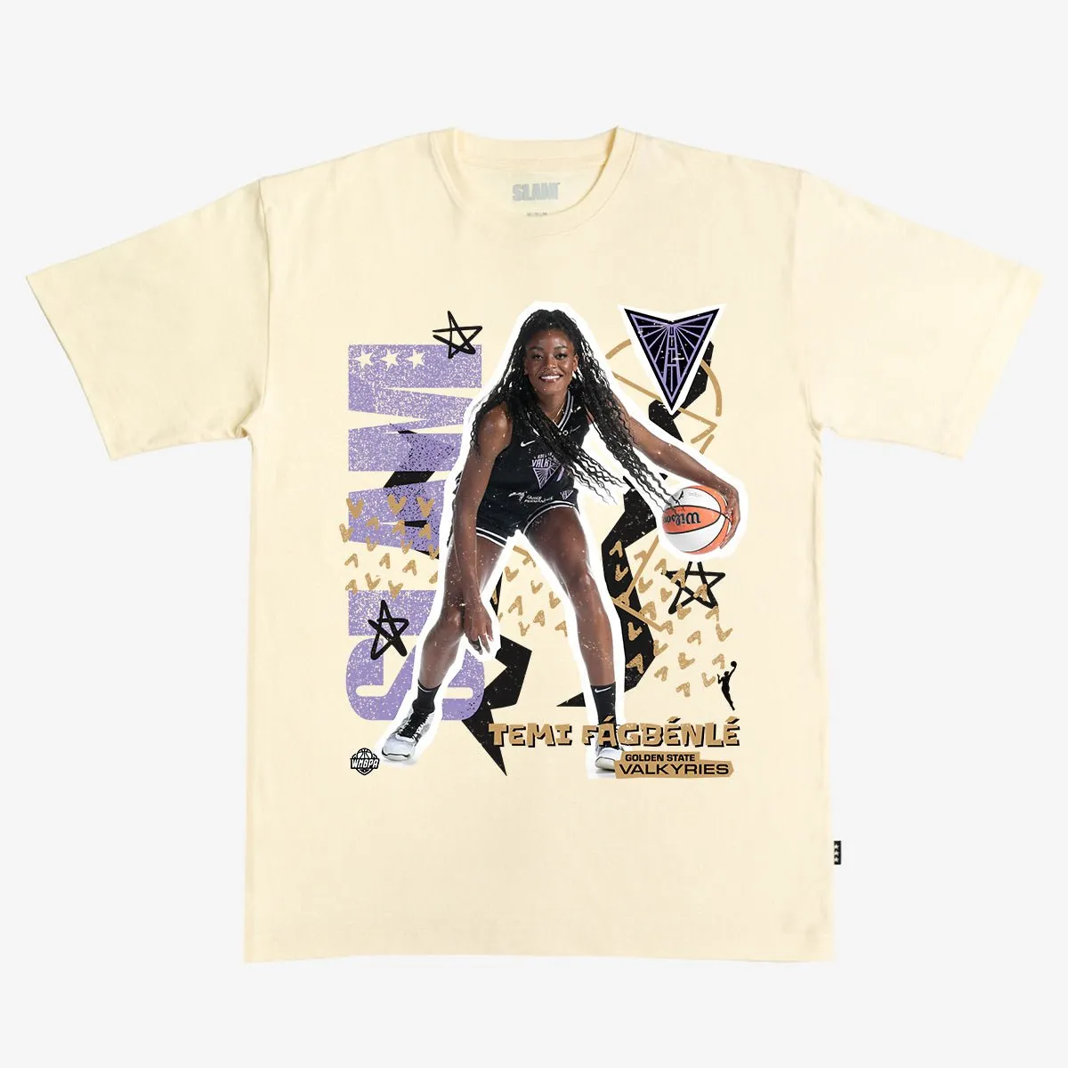 Golden State Valkyries - Temi Fagbenle Heavy Tee sold by SLAM Goods product image thumbnail 2