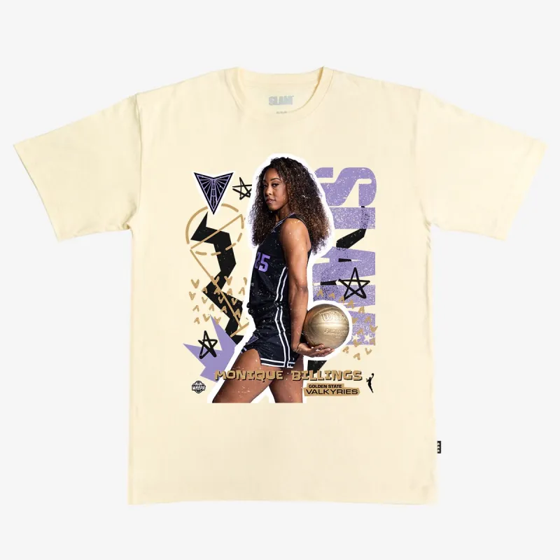 Golden State Valkyries - Monique Billings Heavy Tee sold by SLAM Goods