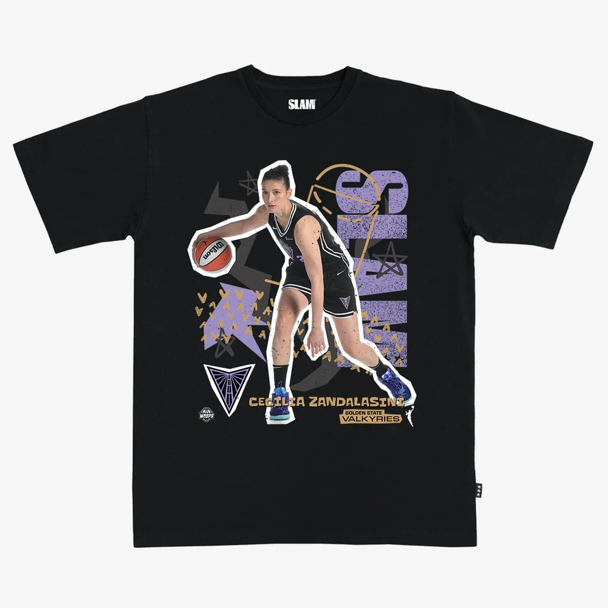 Golden State Valkyries - Cecilia Zandalasini Heavy Tee sold by SLAM Goods