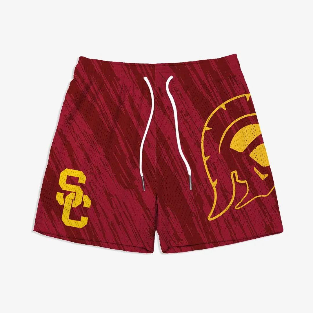 USC Dual Logo Fundamental Shorts sold by SLAM Goods