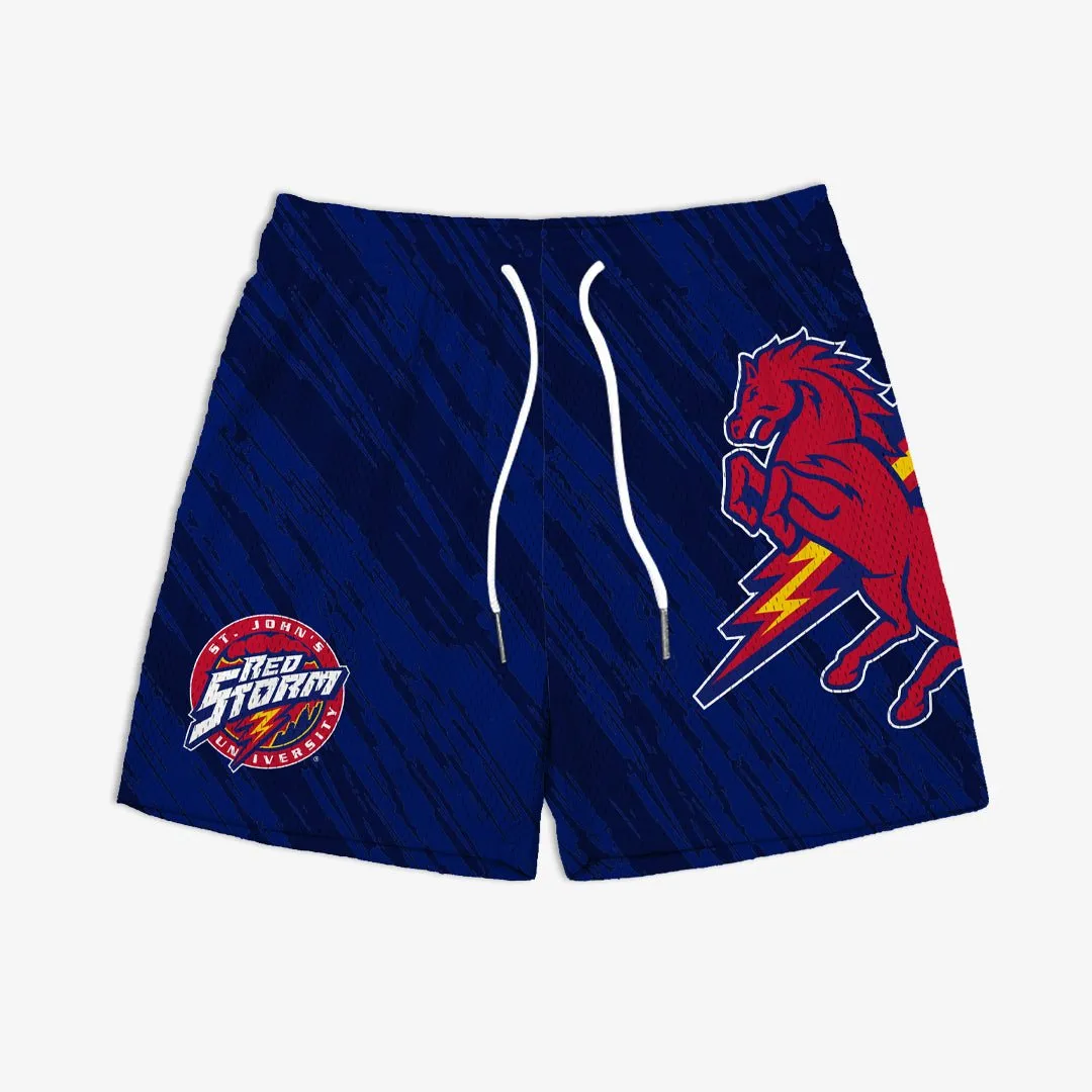 St. John's Dual Logo Fundamental Shorts sold by SLAM Goods