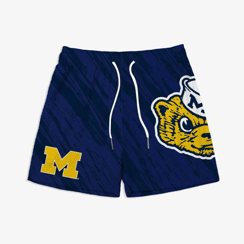 Michigan Dual Logo Fundamental Shorts sold by SLAM Goods