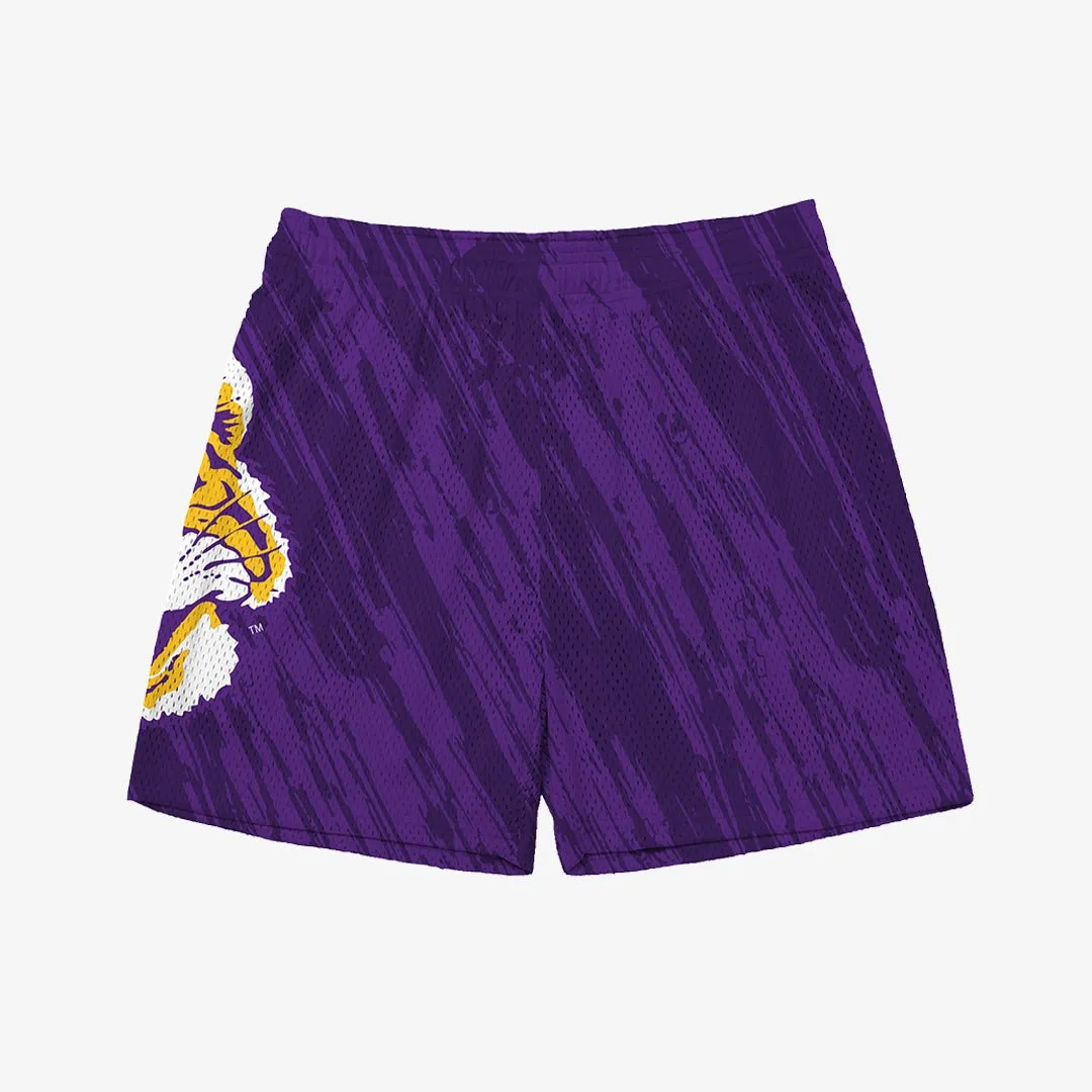 LSU Dual Logo Fundamental Shorts sold by SLAM Goods product image thumbnail 2
