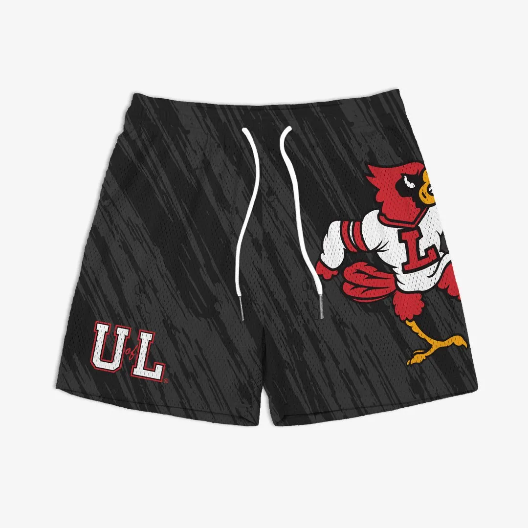 Louisville Dual Logo Fundamental Shorts sold by SLAM Goods