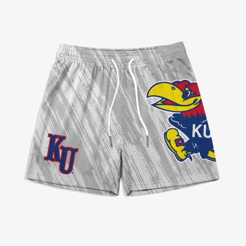 Kansas Dual Logo Fundamental Shorts sold by SLAM Goods