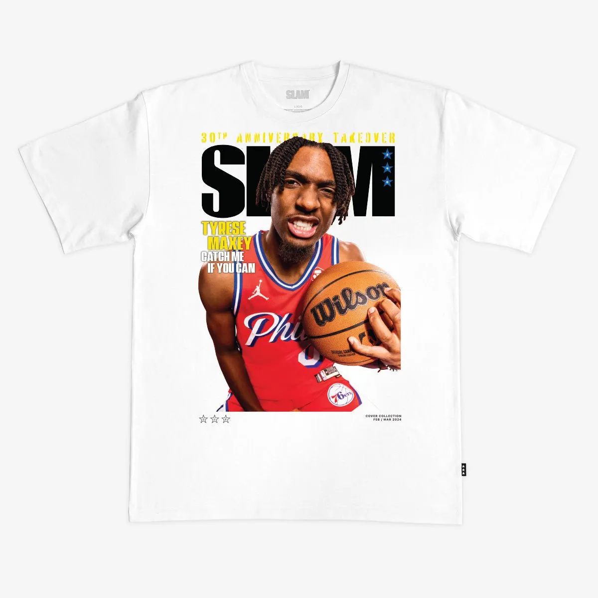 SLAM Cover Tee - Tyrese Maxey (SLAM 248) sold by SLAM Goods product image thumbnail 2