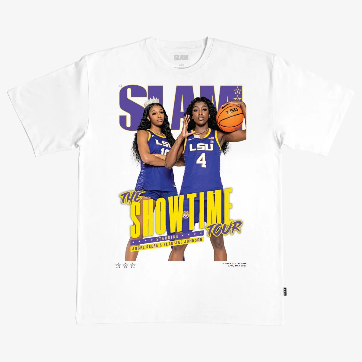 SLAM Cover Tee - Angel Reese + Flau'jae Johnson (SLAM 243) sold by SLAM Goods product image thumbnail 2