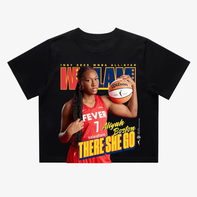 WSLAM Crop Cover Tee - Aliyah Boston (ASW '25) sold by SLAM Goods