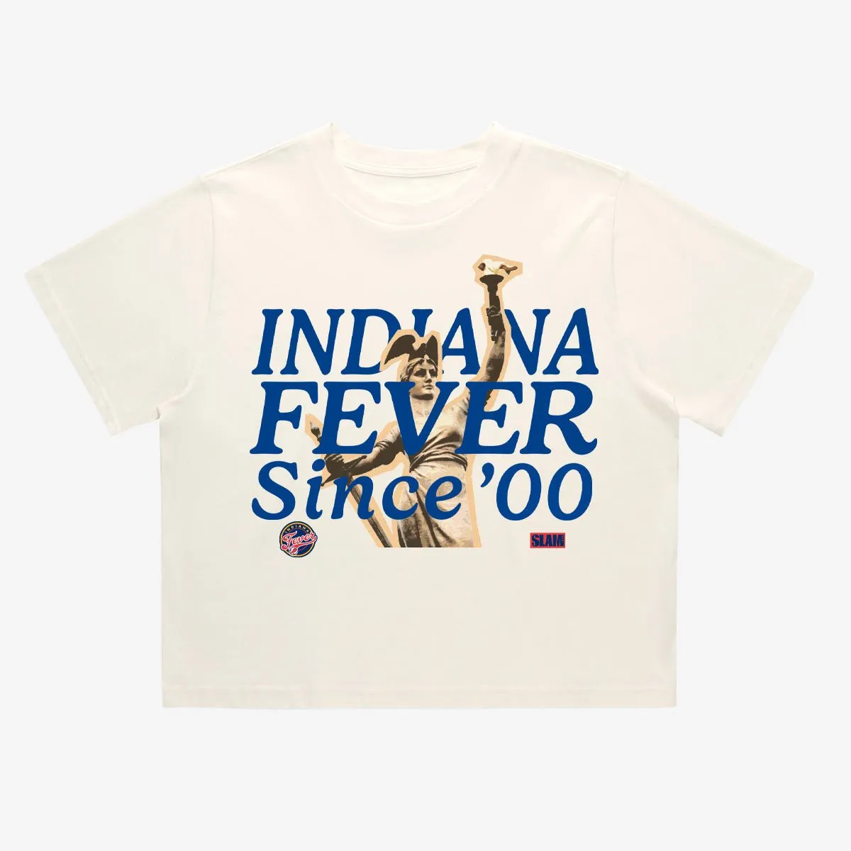 Indiana Fever Since '00 Women's Crop Tee sold by SLAM Goods product image thumbnail 2