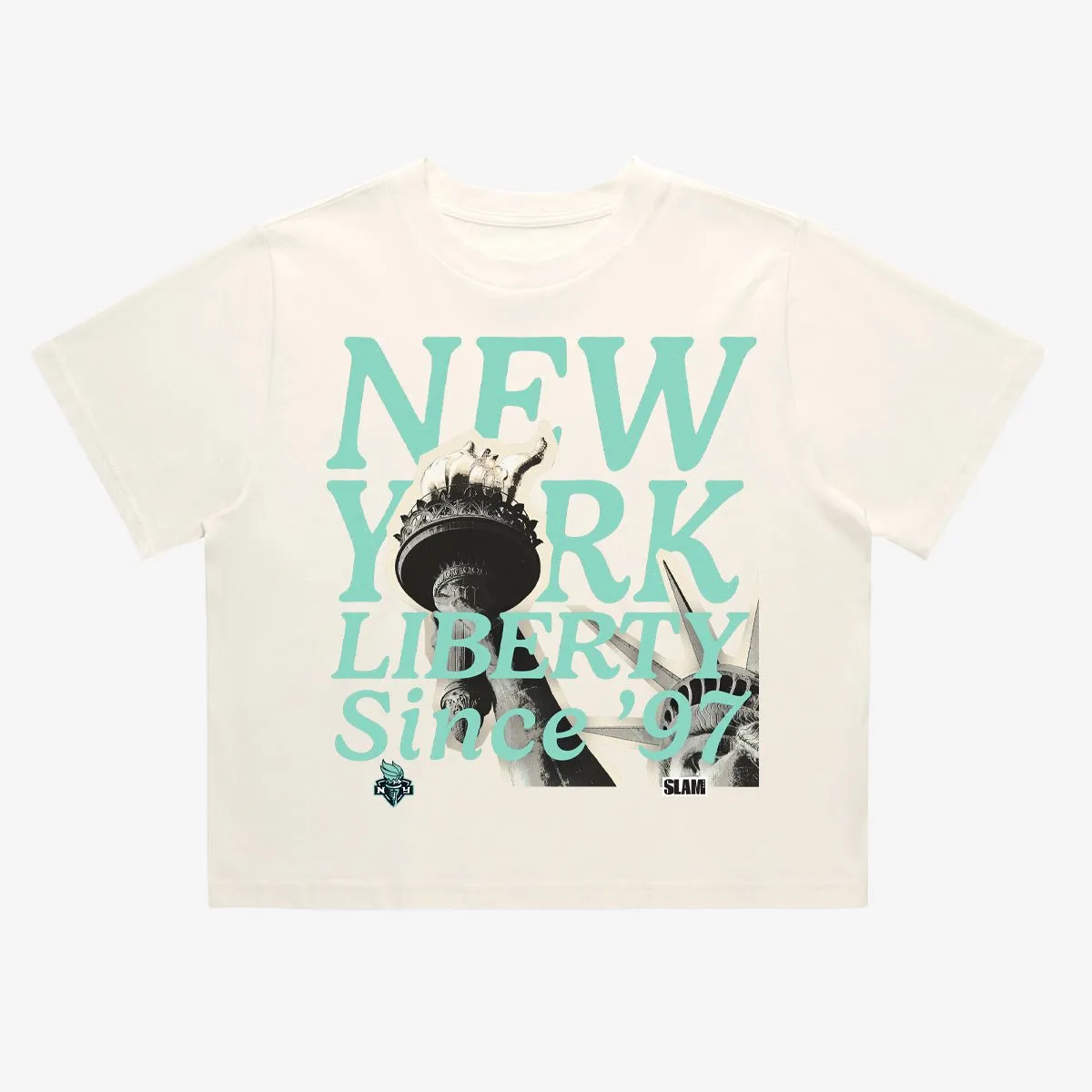 New York Liberty Since '97 Women's Crop Tee sold by SLAM Goods product image thumbnail 2