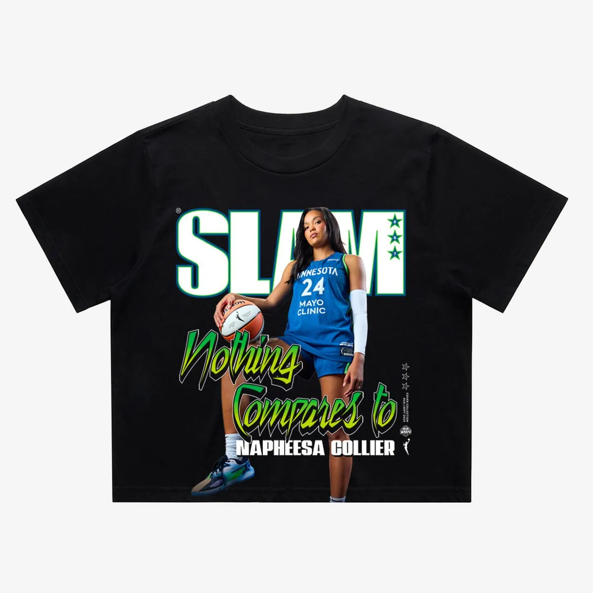 SLAM Women's Crop Cover Tee - Napheesa Collier (SLAM 257) sold by SLAM Goods