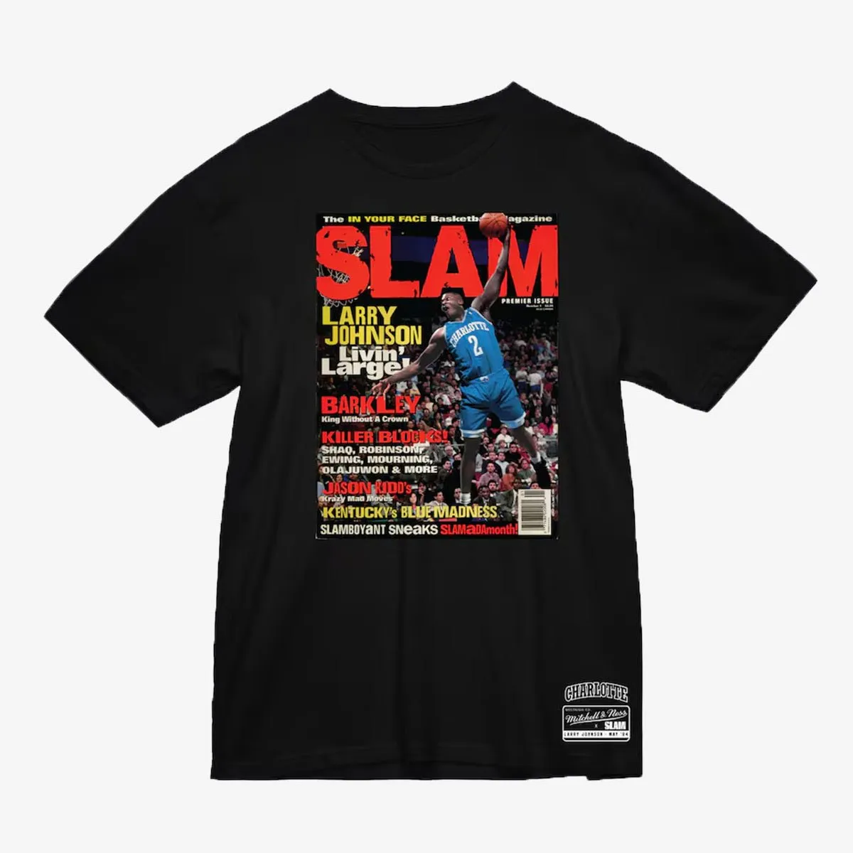 SLAM Cover Tee - Larry Johnson (SLAM 1) sold by SLAM Goods product image thumbnail 3