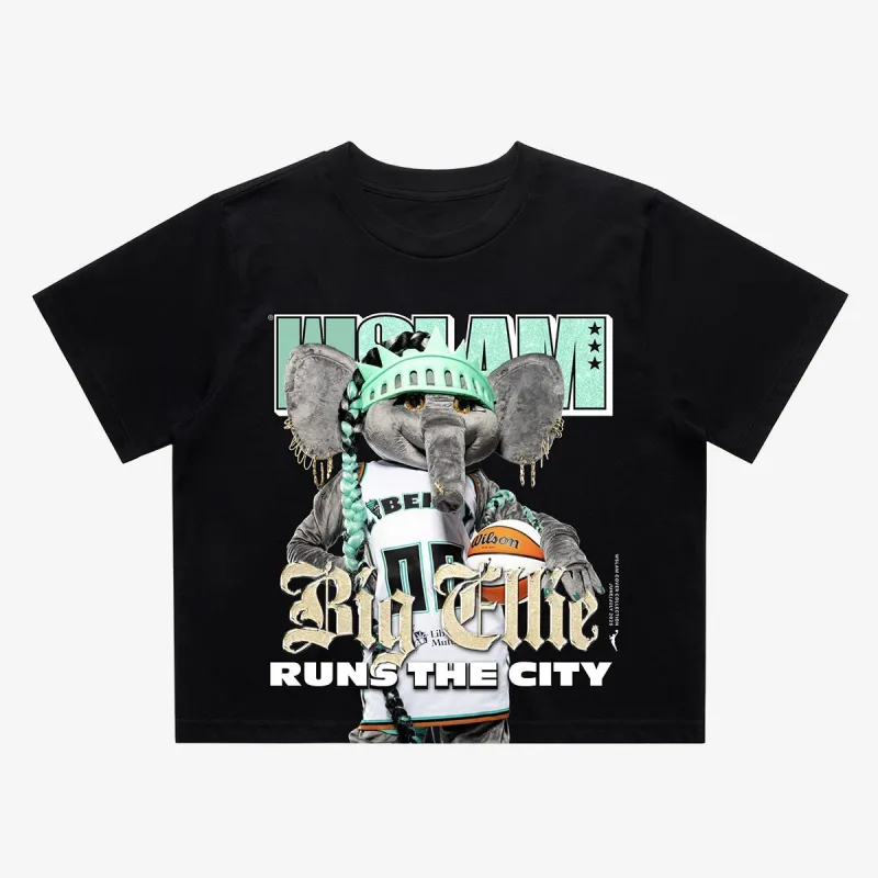 WSLAM Women's Crop Cover Tee - Big Ellie (WSLAM Digital Cover) sold by SLAM Goods