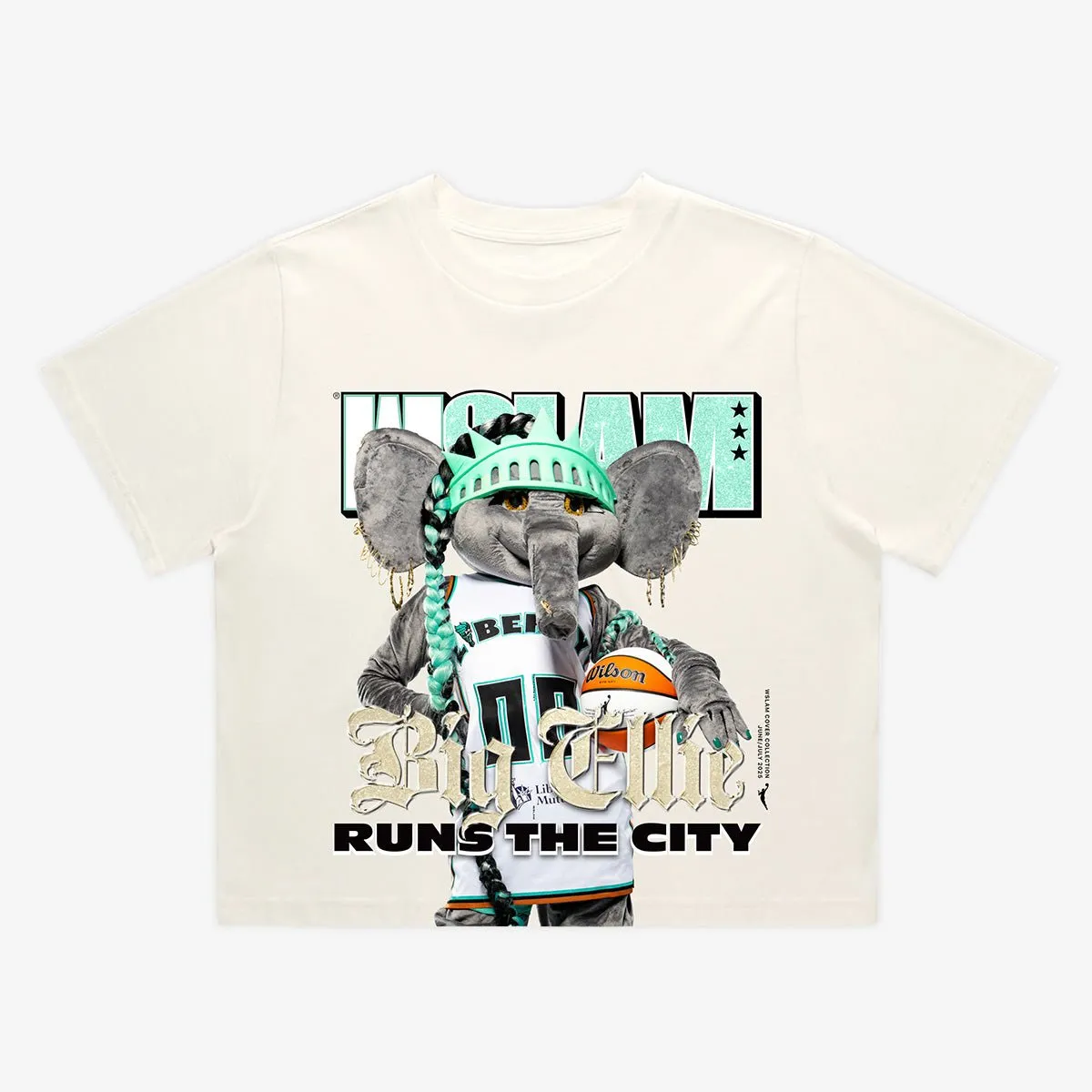 WSLAM Women's Crop Cover Tee - Big Ellie (WSLAM Digital Cover) sold by SLAM Goods product image thumbnail 2