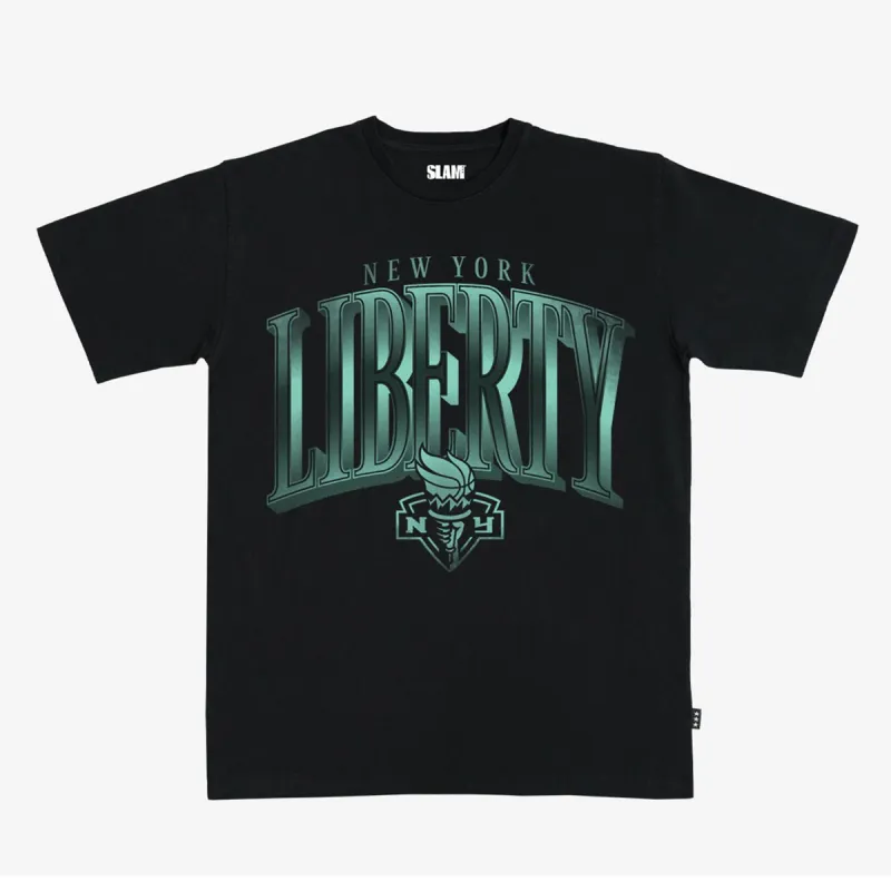 New York Liberty Gradient Heavy Tee sold by SLAM Goods