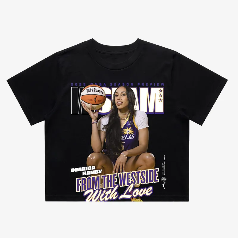 WSLAM Women's Crop Cover Tee - Dearica Hamby (SLAM 256) sold by SLAM Goods
