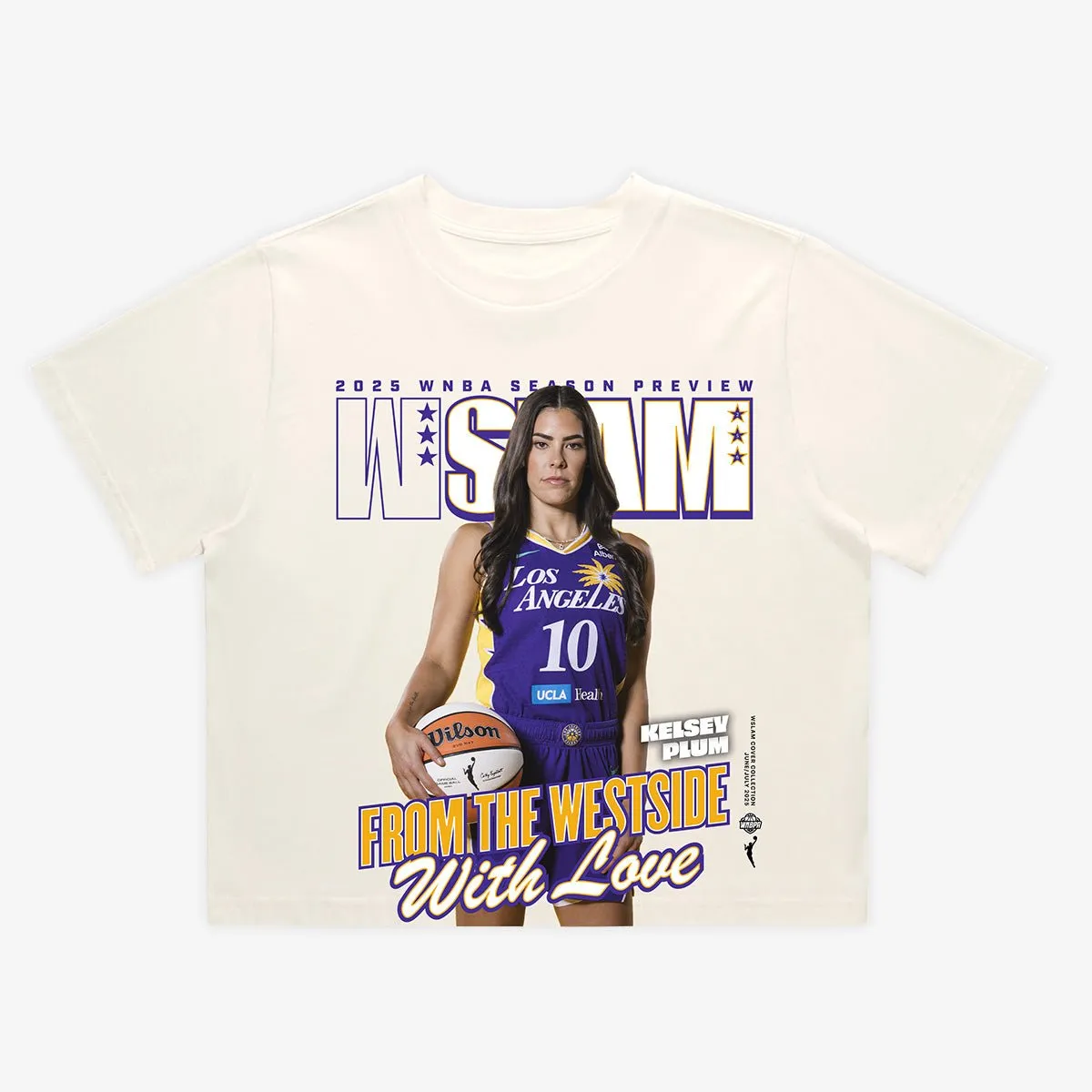 WSLAM Women's Crop Cover Tee - Kelsey Plum (SLAM 256) sold by SLAM Goods product image thumbnail 2