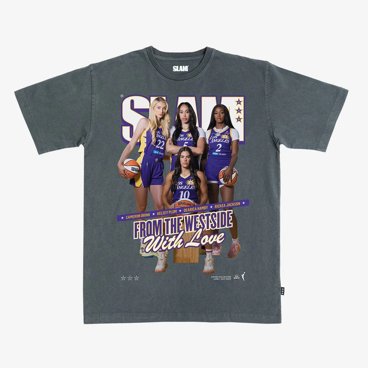 SLAM Cover Tee - Los Angeles Sparks (SLAM 256) sold by SLAM Goods product image thumbnail 2